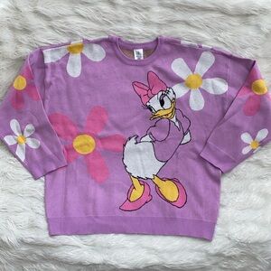 Disney Parks | Daisy Duck Knit Pullover Sweater